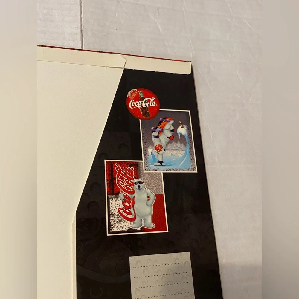 Coca-Cola 1998 Coke brand VTG school folder